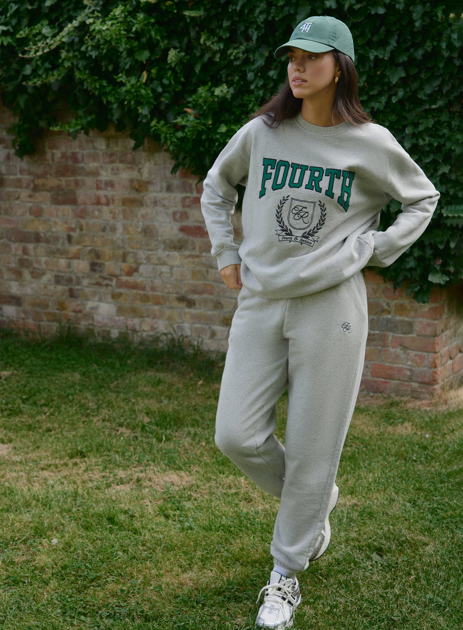 Grey Fourth Branded Cuffed Jogger